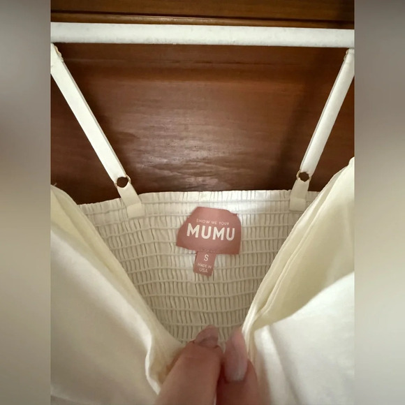 Show Me Your MuMu Bubble Bow Mini Dress 🤍 - Picture 7 of 9